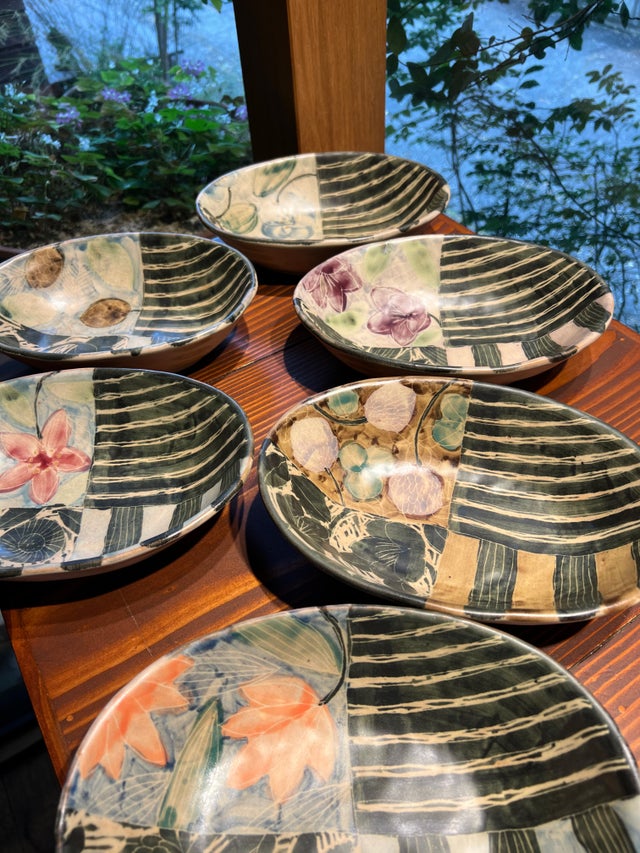 [陶芸家] 堂前守人作 楕円 皿 陶芸家] 堂前守人作 楕円 皿 【公式通販】